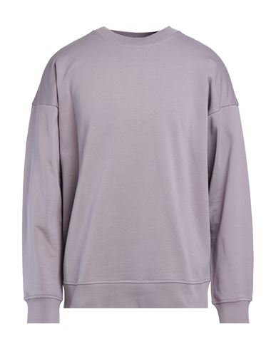 Man Sweatshirt Lilac Size L Cotton