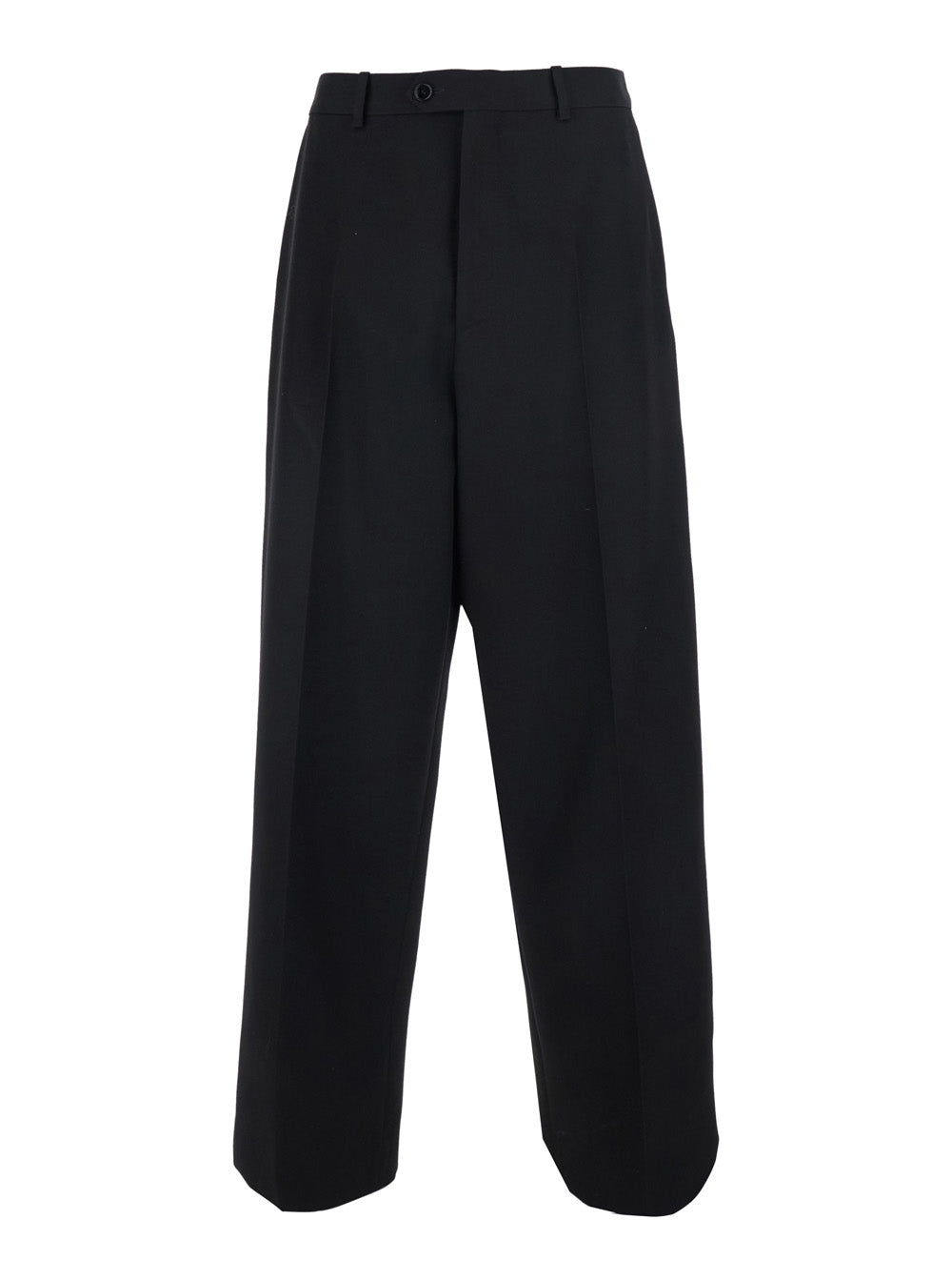 Wool Trousers — Black