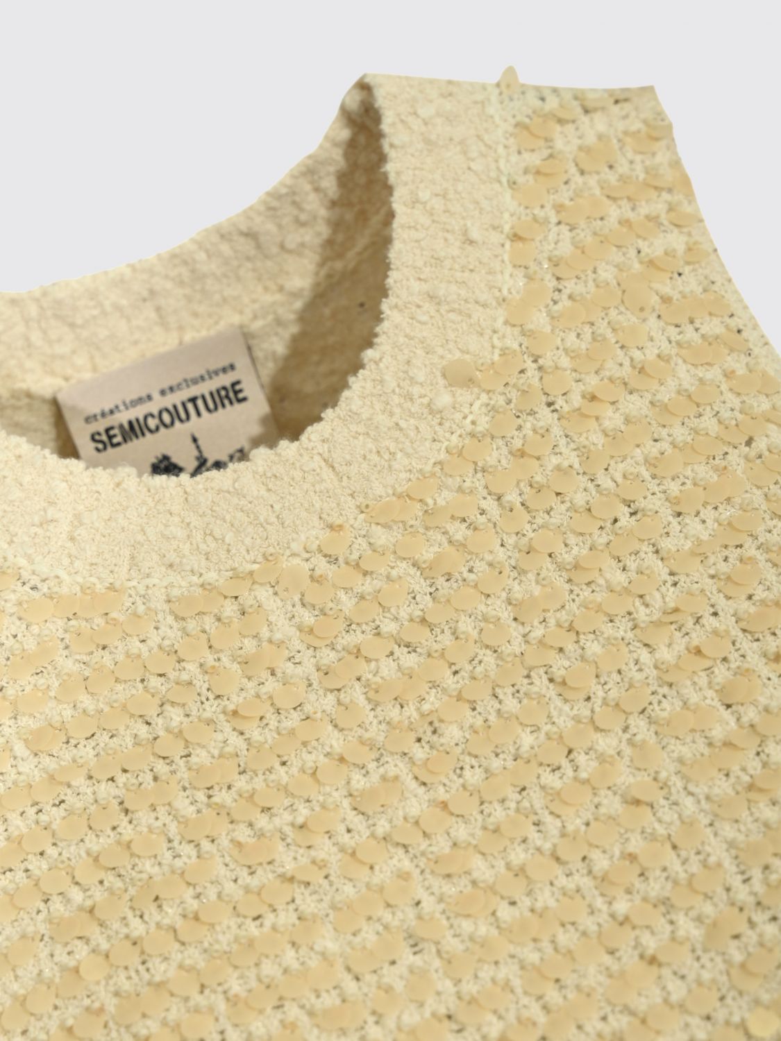 Top Woman color Ecru