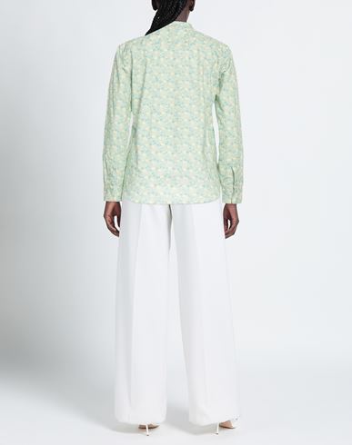Woman Shirt Light green Size 8 Cotton