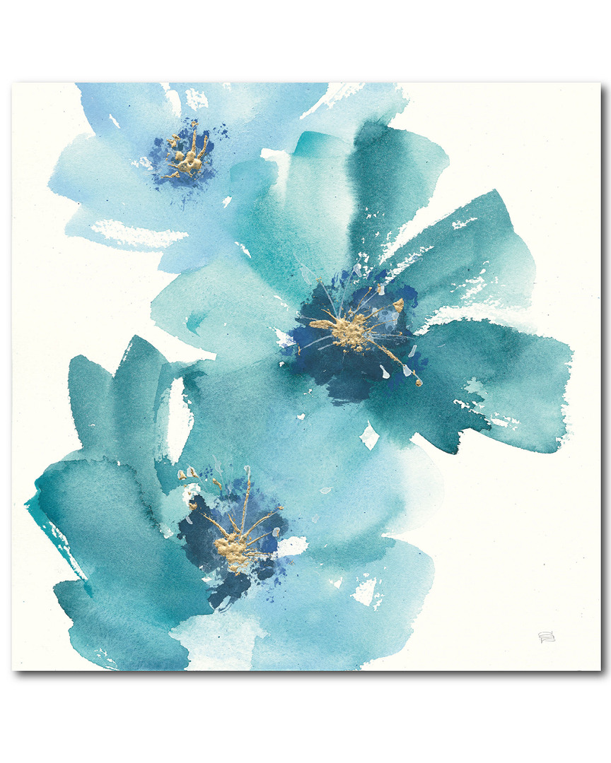 Wall Decor Teal Cosmos IV by