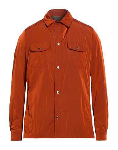Man Jacket Rust Size 38 Polyamide