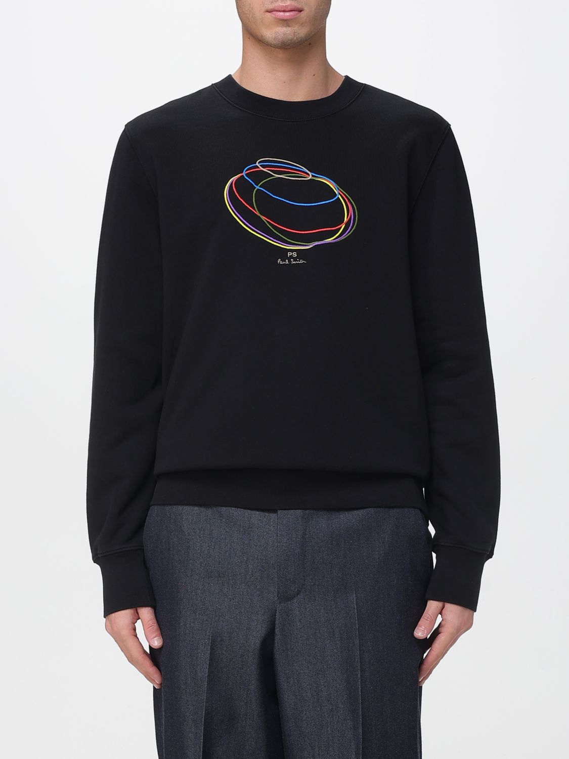 Logo-print sweatshirt - Black