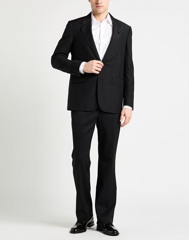 Man Blazer Black Size 36 Wool, Mohair wool
