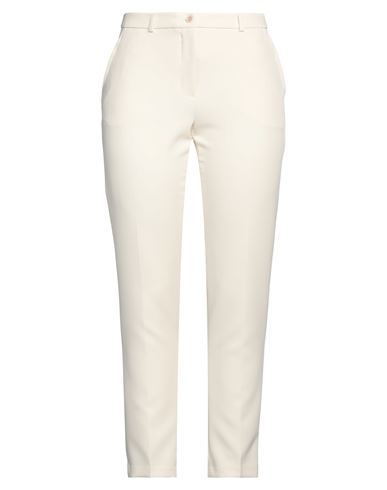 Seventy Venezia Woman Pants Cream Size 10 Polyester, Elastane