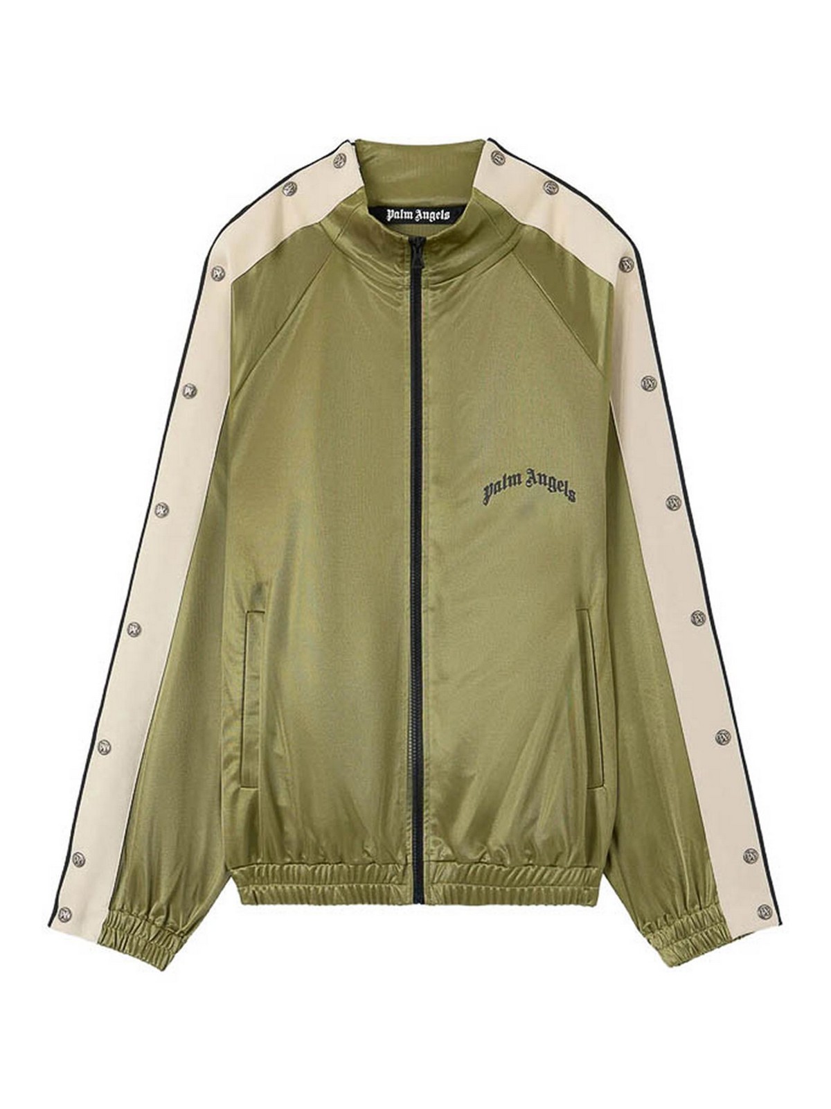Snap-button Side Bands Track Jacket