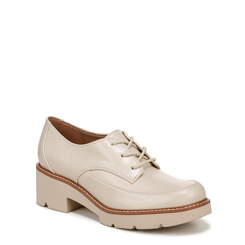Women's Darry Lace Oxford Shoes (Porcelain Faux Leather)
