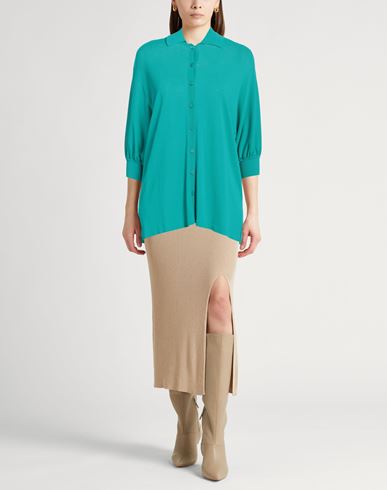 Woman Cardigan Turquoise