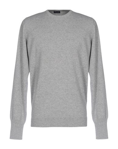 Man Sweater Grey Size 42 Cashmere