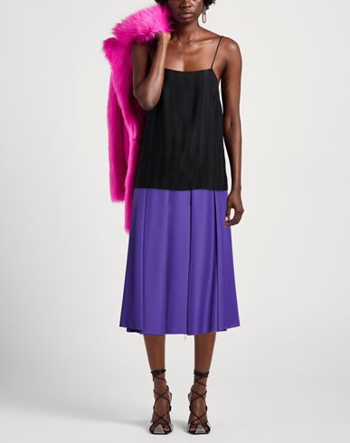 Woman Midi skirt Purple Size 2 Polyester