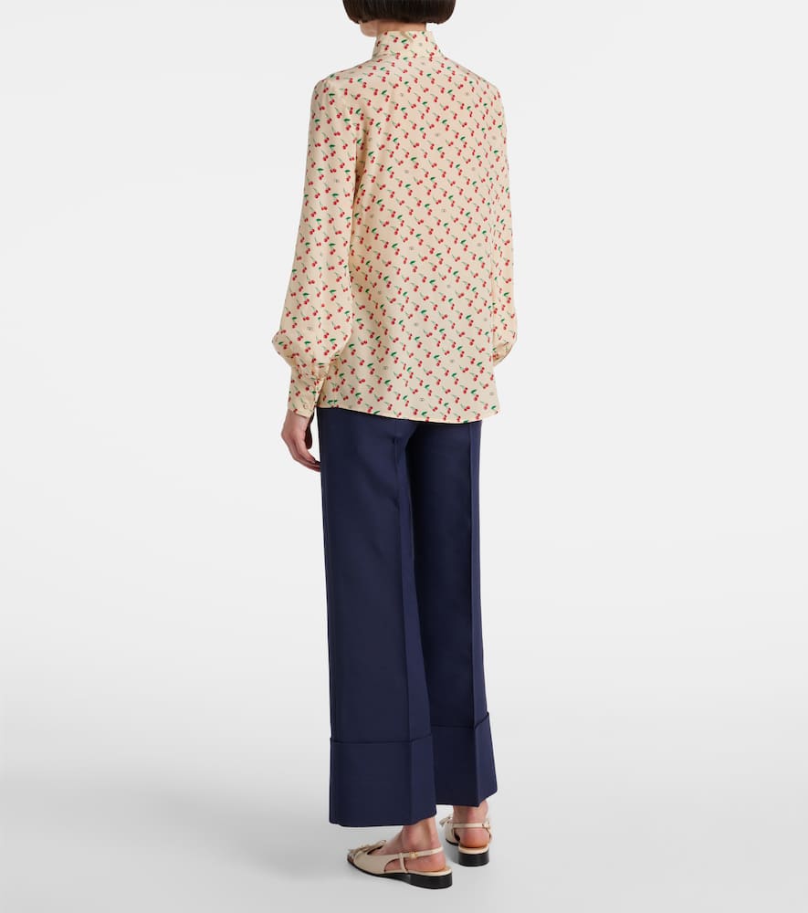 Cady Couture printed silk blouse