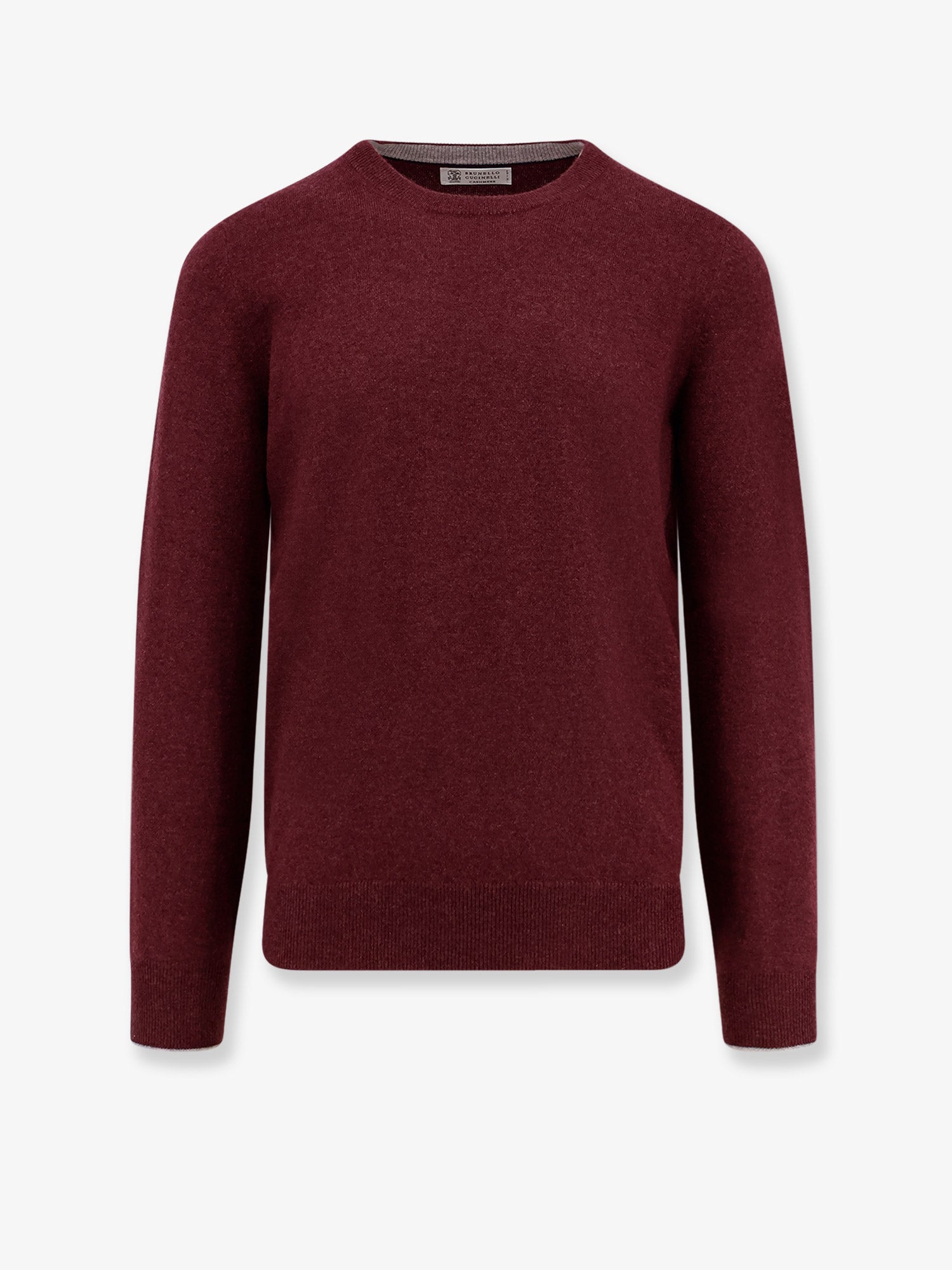 Cashmere Crew-Neck Sweater — Red