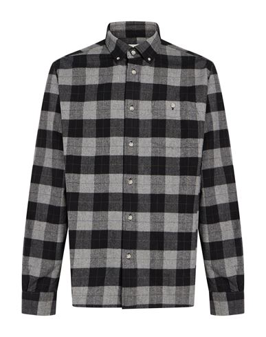 Man Shirt Grey Size S Cotton