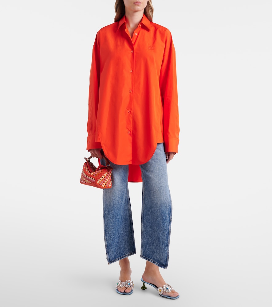Paula's Ibiza Puzzle Mini raffia top-handle bag