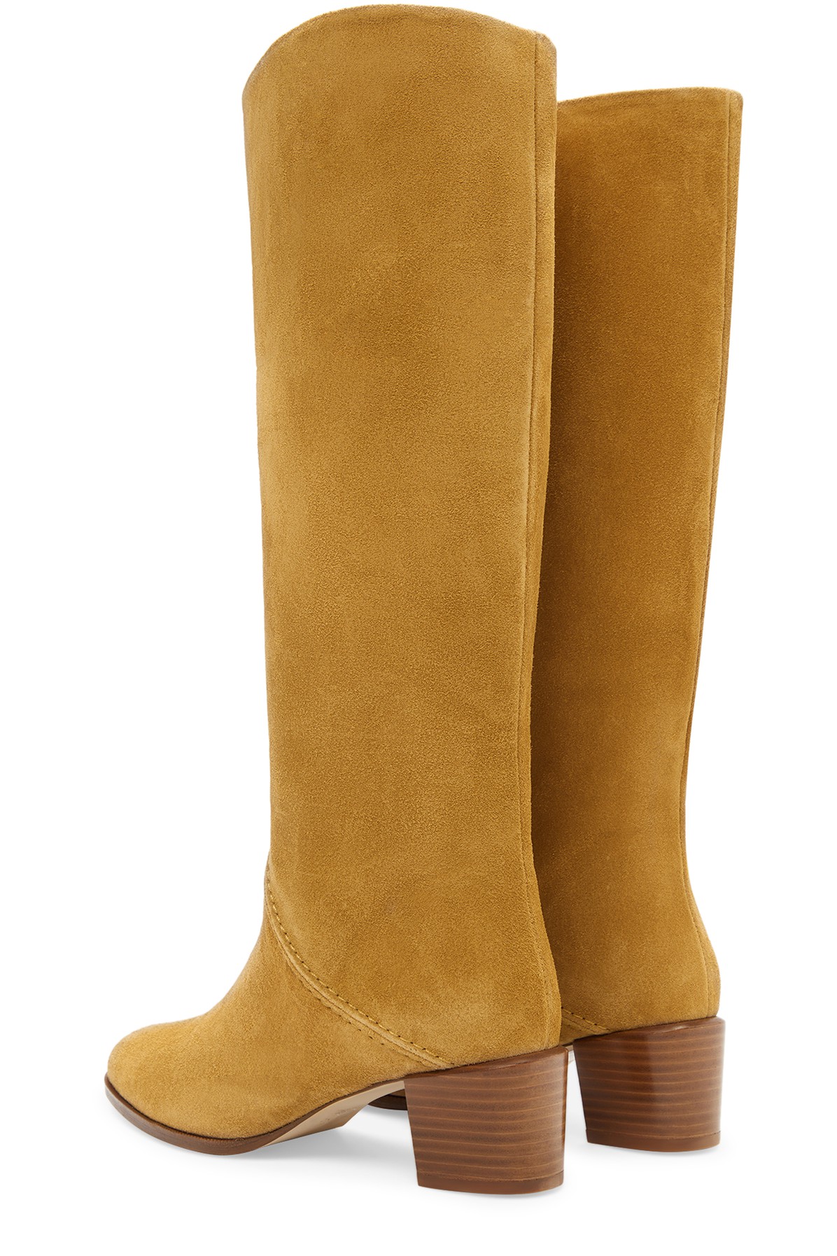 Suede leather boots