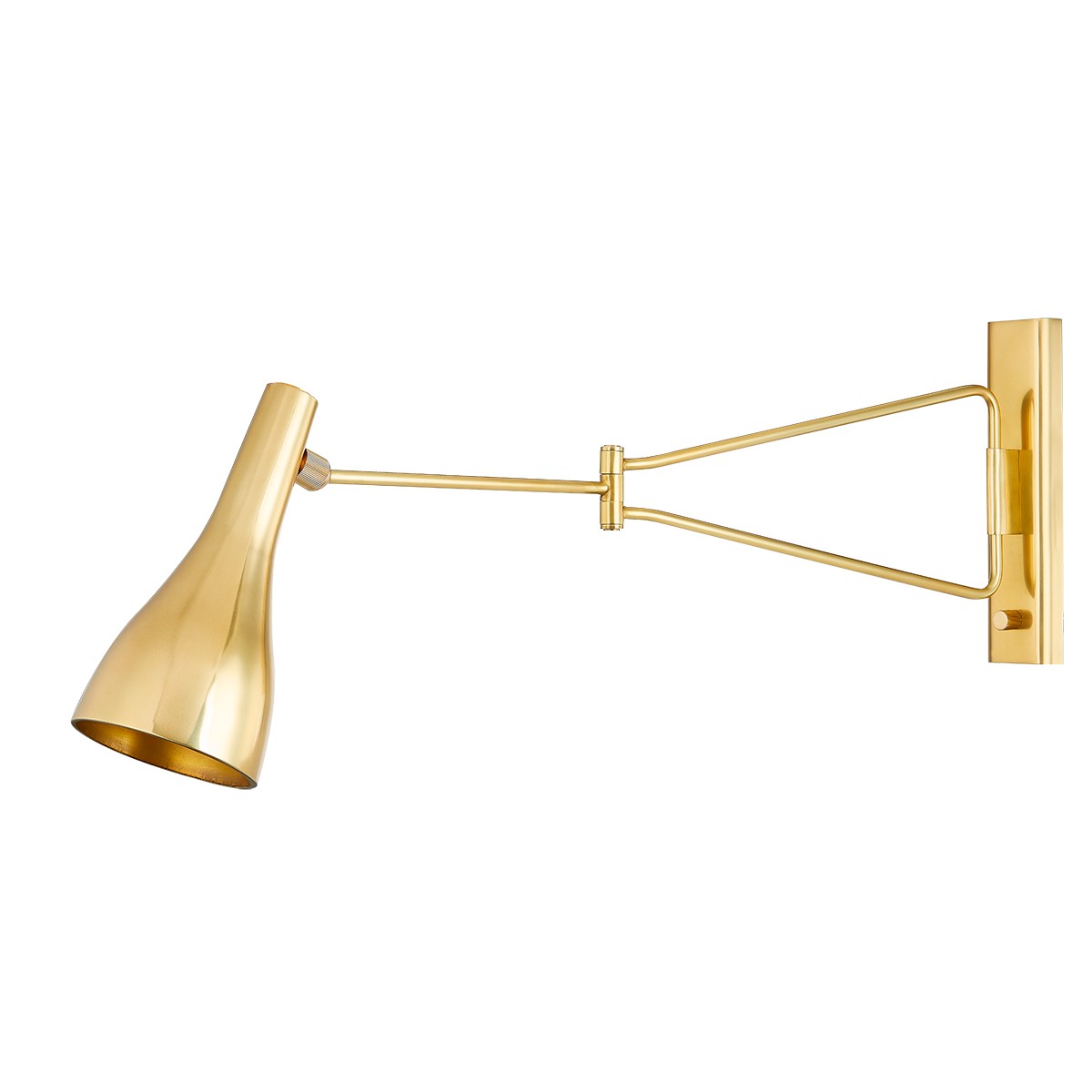 Aged Brass LED Wall Sconce from the Northford Collection