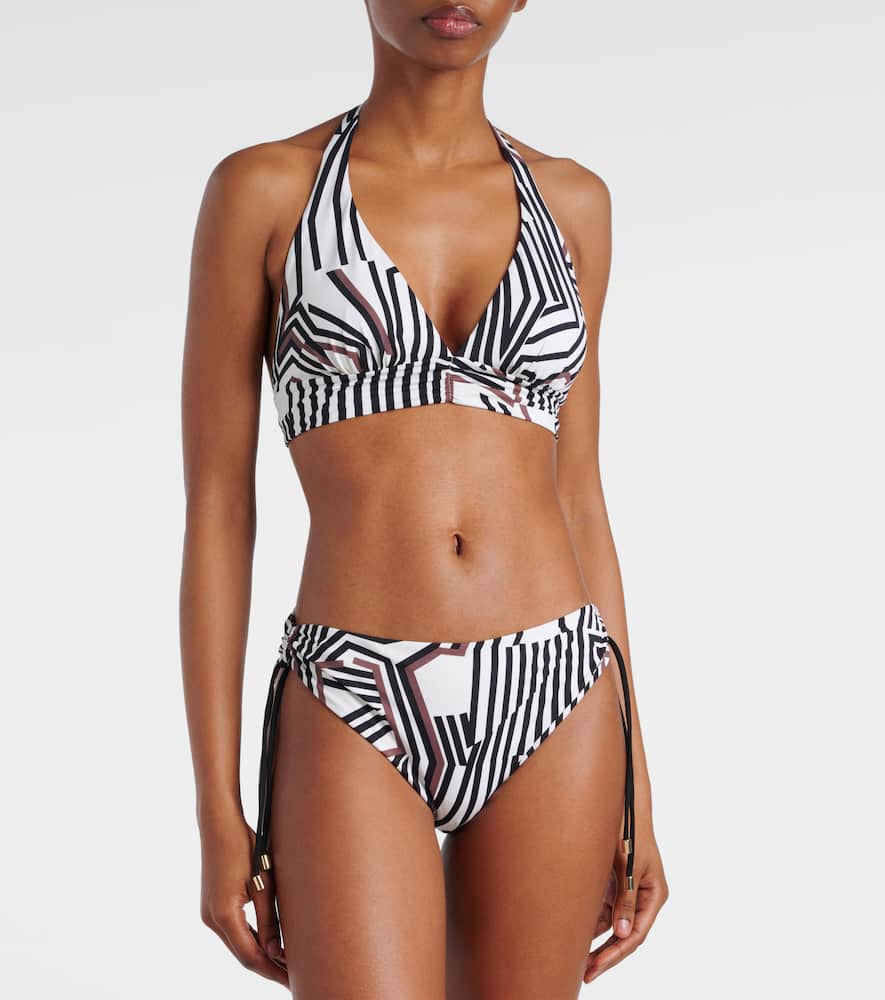 Sibilla printed bikini bottoms