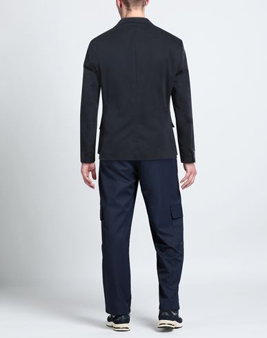 Man Blazer Midnight blue Size S Cotton, Elastane