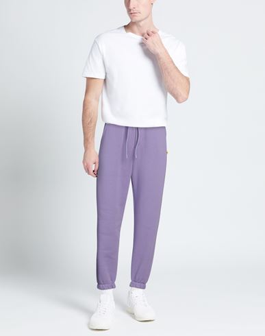 Man Pants Lilac Size S Cotton, Polyester