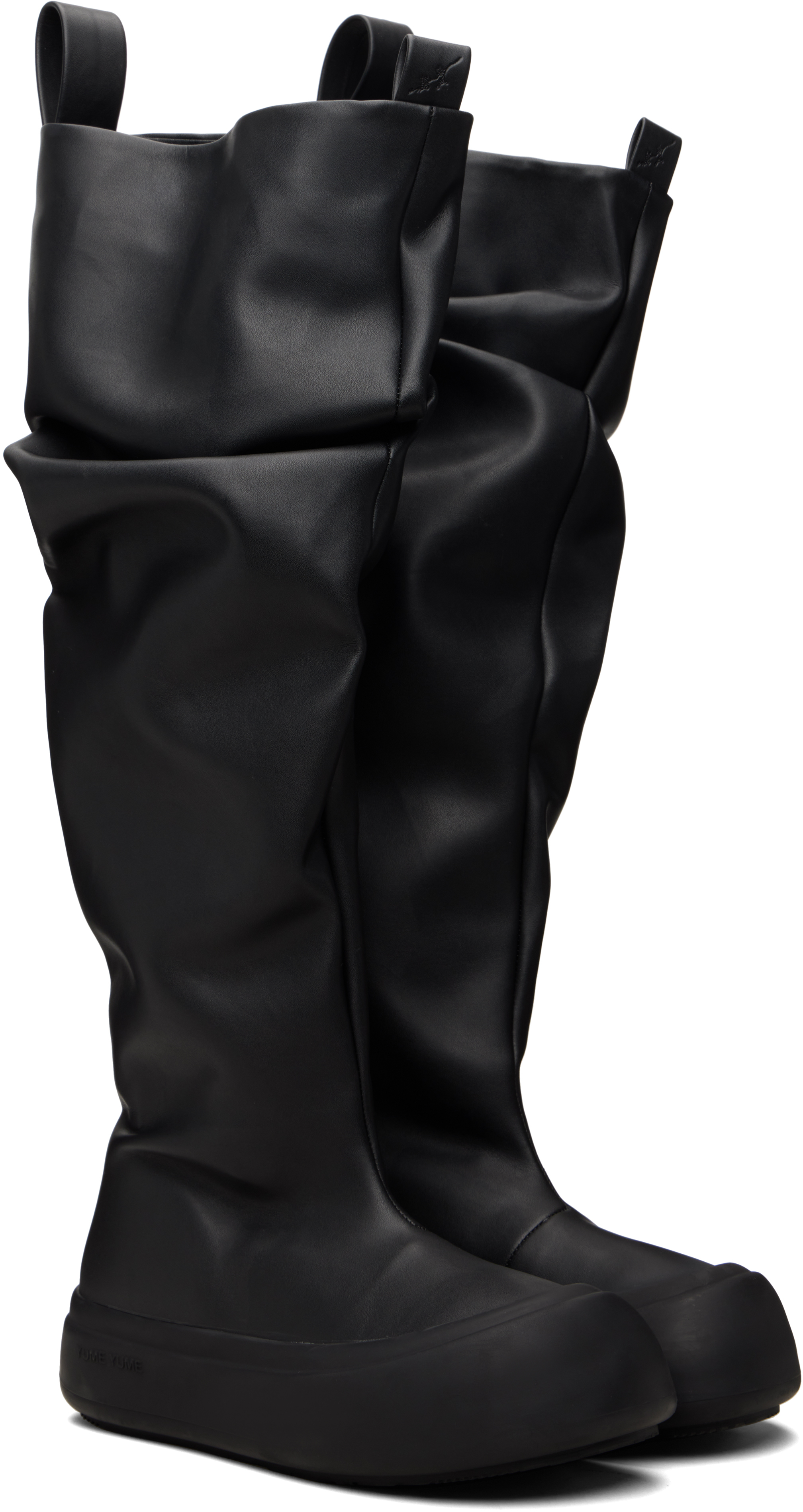 Black Fisherman Tall Boots
