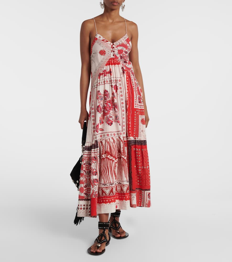 Sabbage printed cotton midi dress