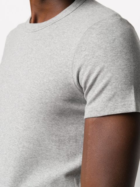 Logo patch crew neck T-shirt
