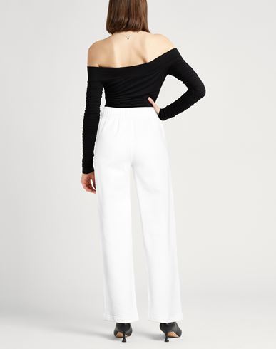 Woman Pants White Size XS Cotton, Polyester