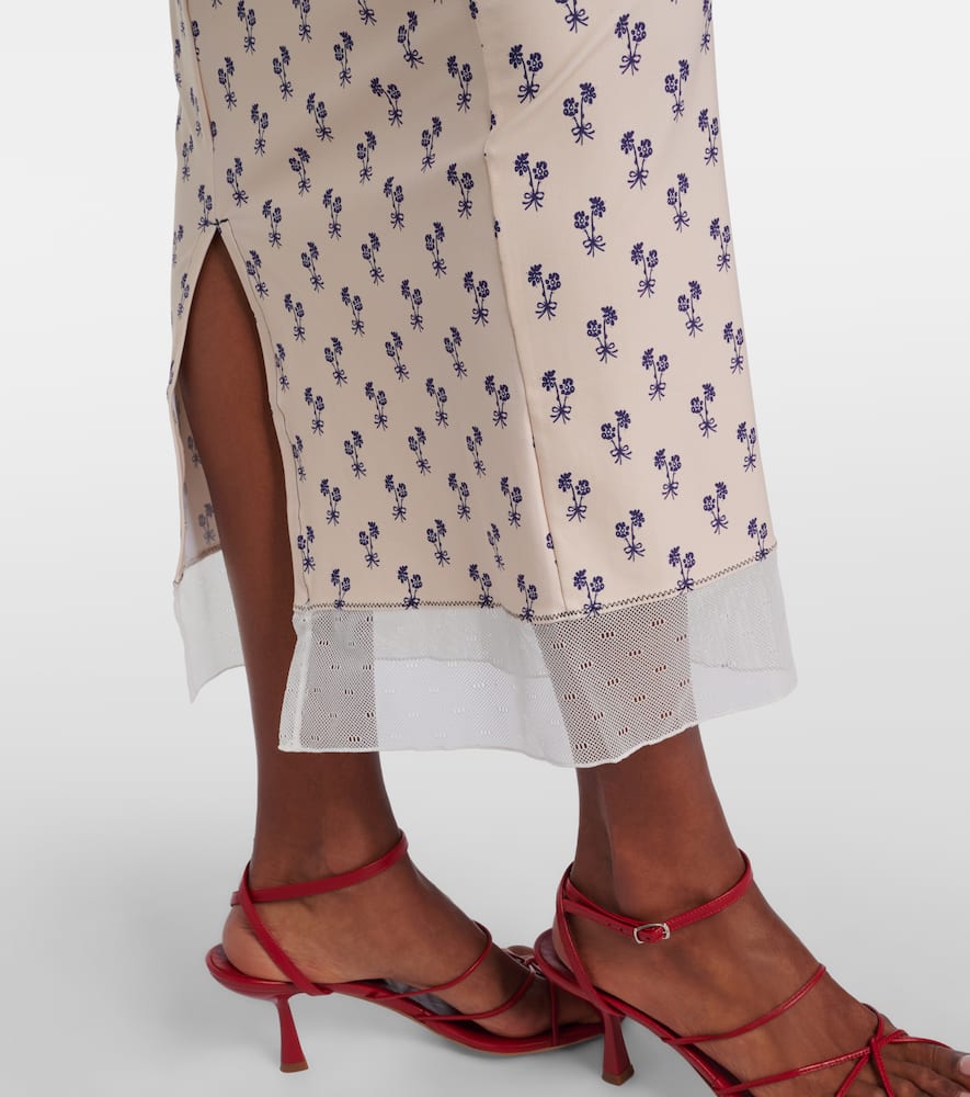 Cynthia floral midi dress