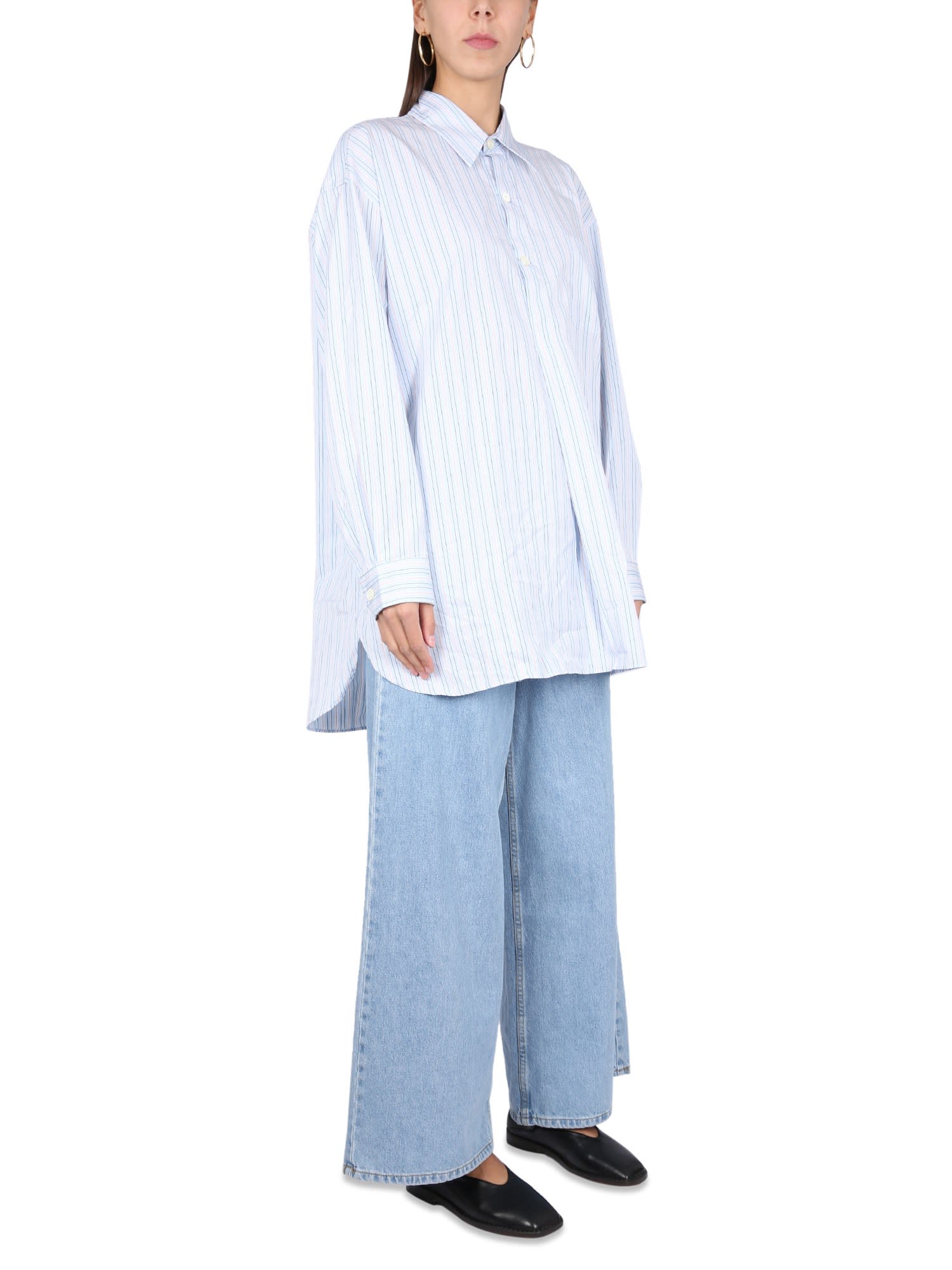 Shirt With Stripe Pattern