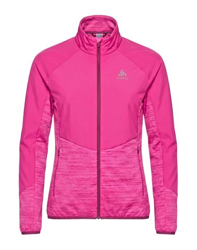 Woman Jacket Fuchsia Size M Polyester, Elastane