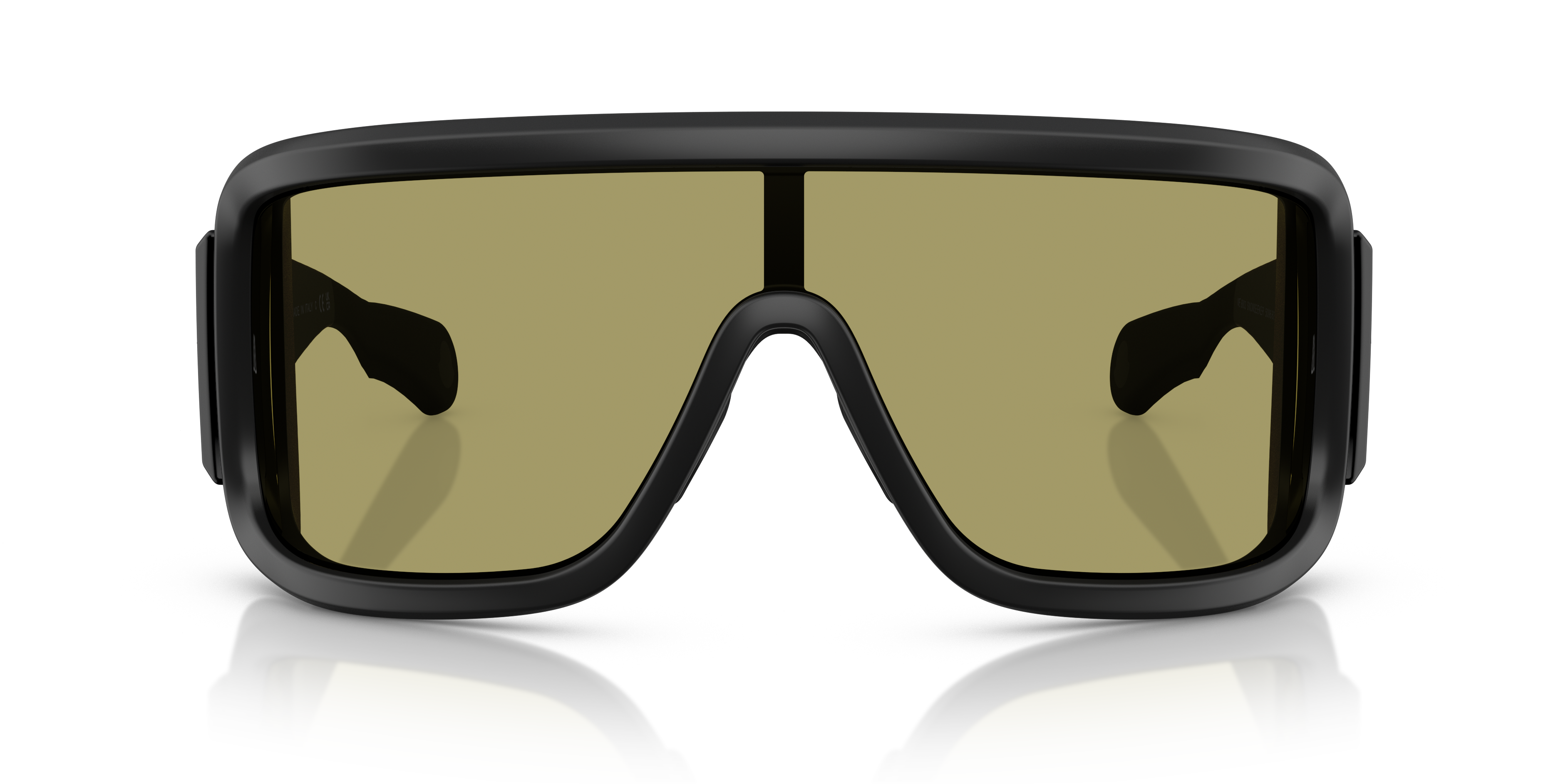 Moncler Unisex Moncler ME8003 SNOWSEEKER 500682 Gafas de sol Inyectado Negro Verde Cuadrada Norma