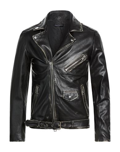 Man Jacket Black Size XL Leather
