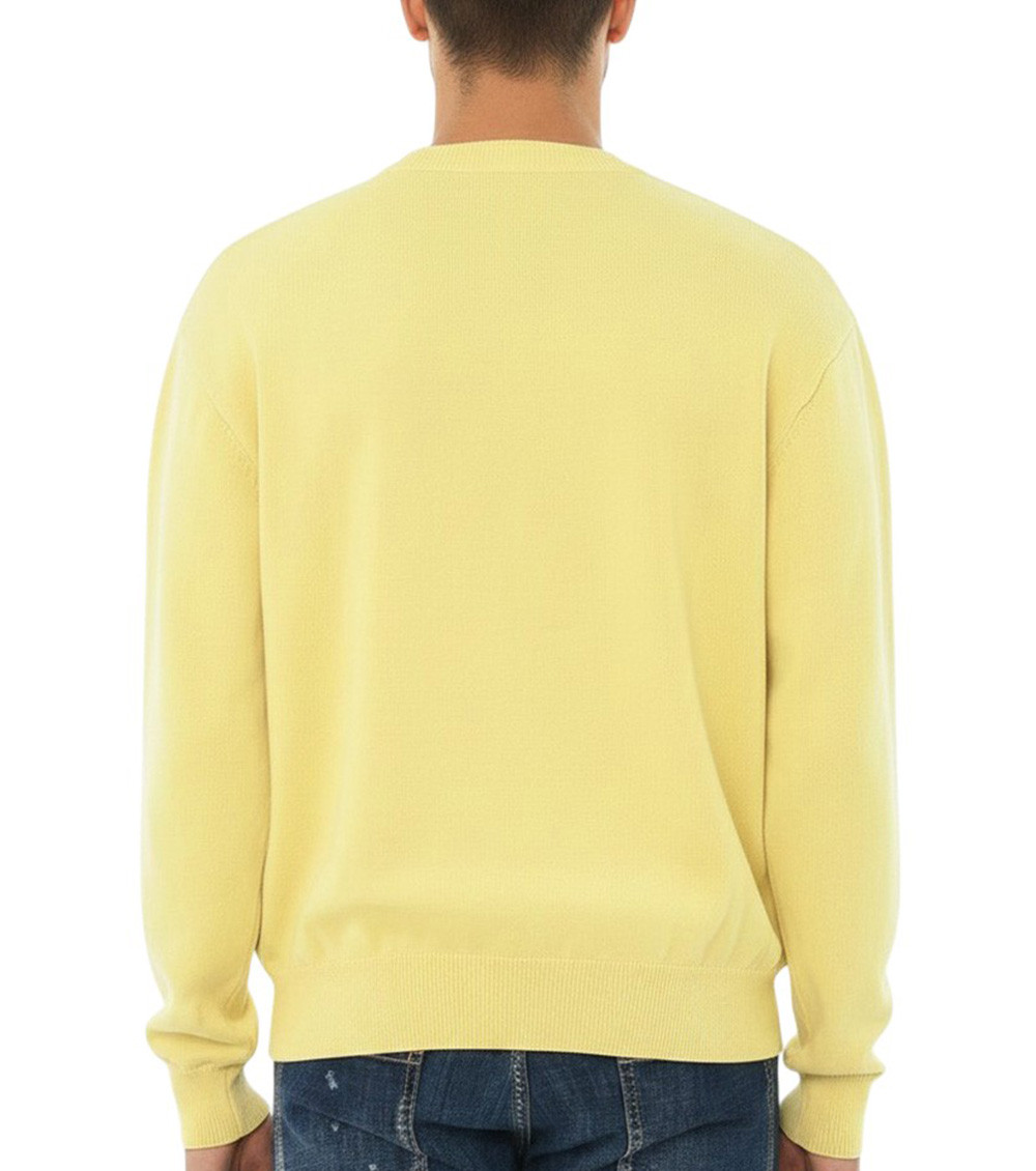 Yellow Crew Neck Sweater