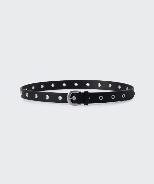 Synthetic Leather Eyelet Belt_25mm