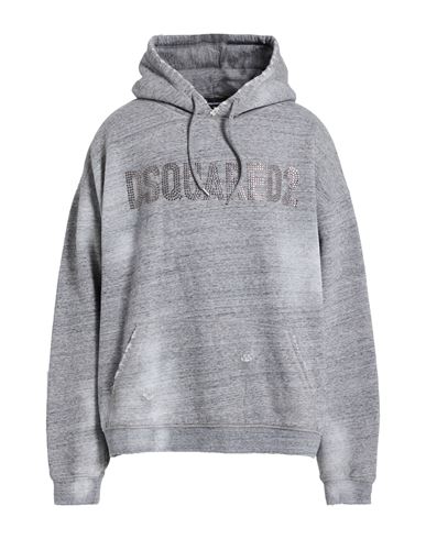 Man Sweatshirt Grey Size L Cotton