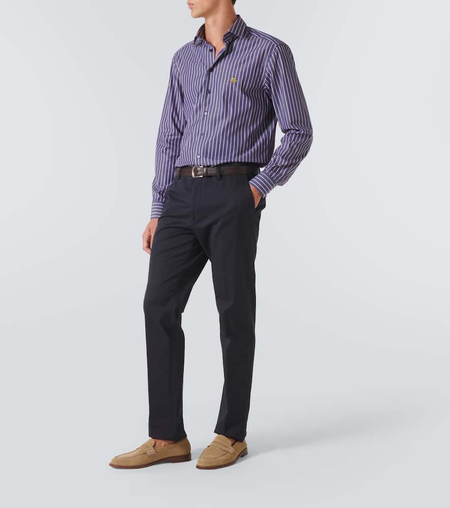 Striped cotton shirt