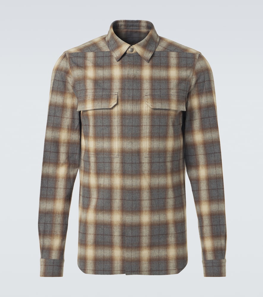 Plaid cotton shirt