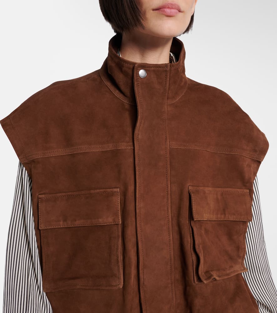 Turin oversized suede jacket