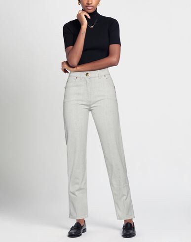 Woman Jeans Blue Size 8 Cotton, Elastane
