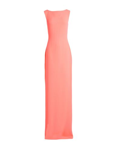 Mônot Woman Maxi dress Coral Size 6 Polyester