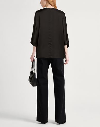 Woman Top Black Size M Viscose