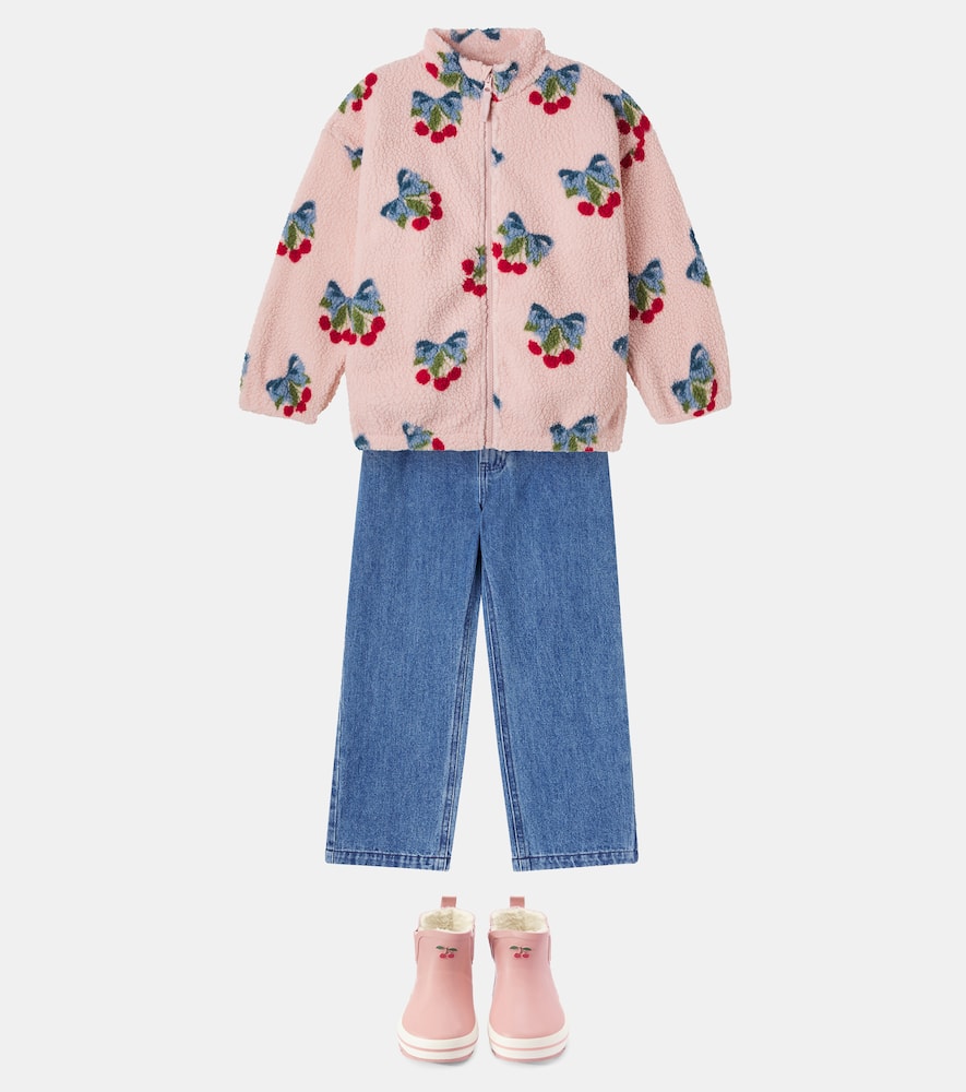 Konges Sløjd Jody printed teddy jacket