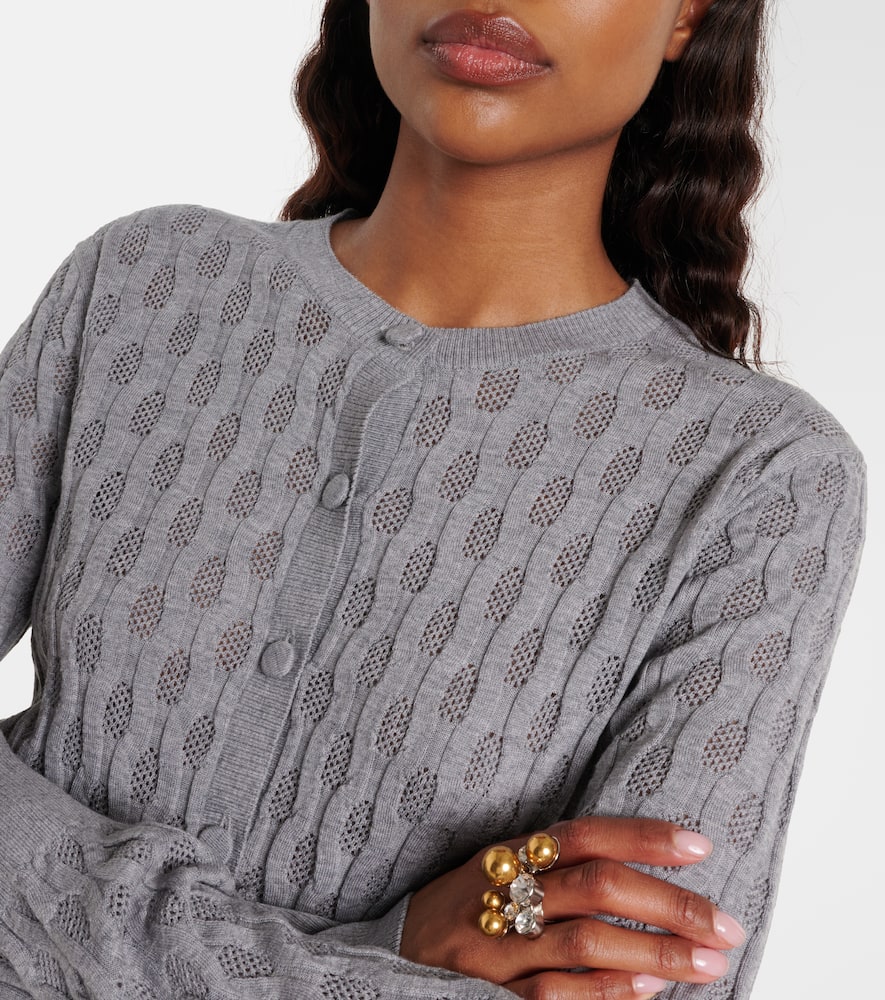 Wool cardigan
