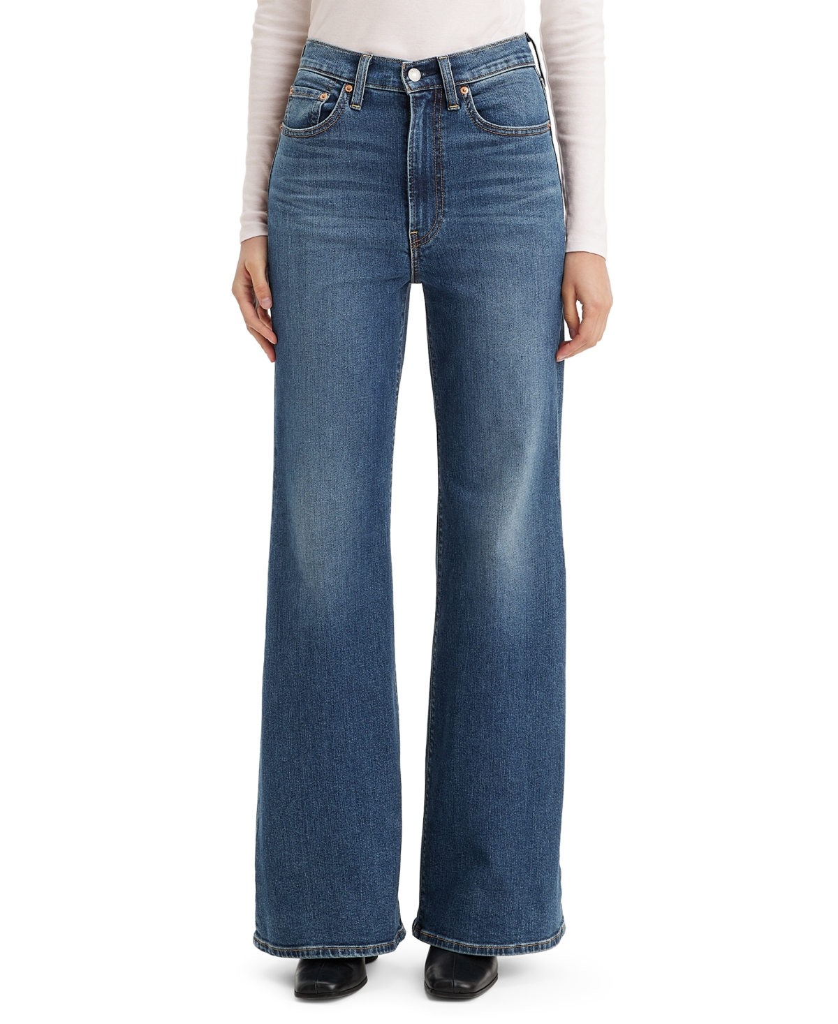 Women's Ribcage Bell High-Rise Flare-Leg Jeans - A New York Moment