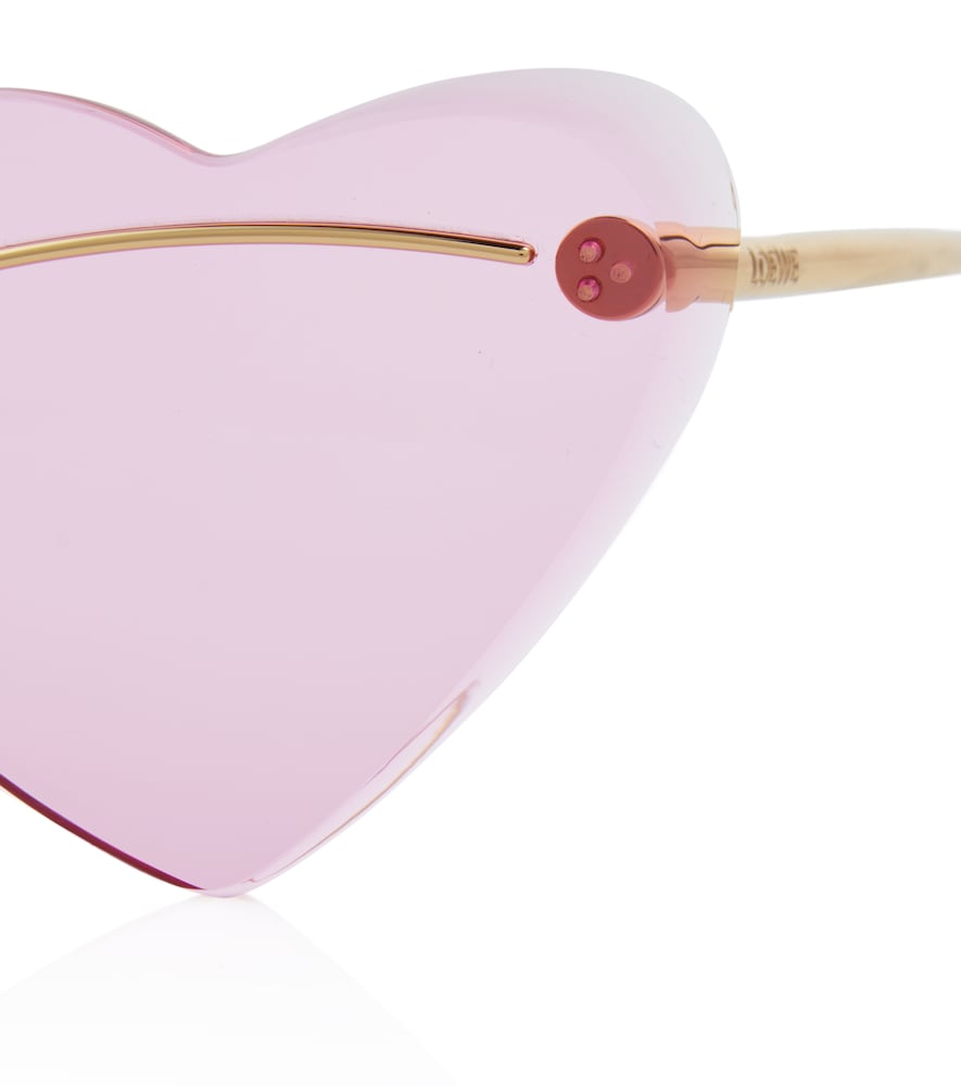 Heart-shaped sunglasses