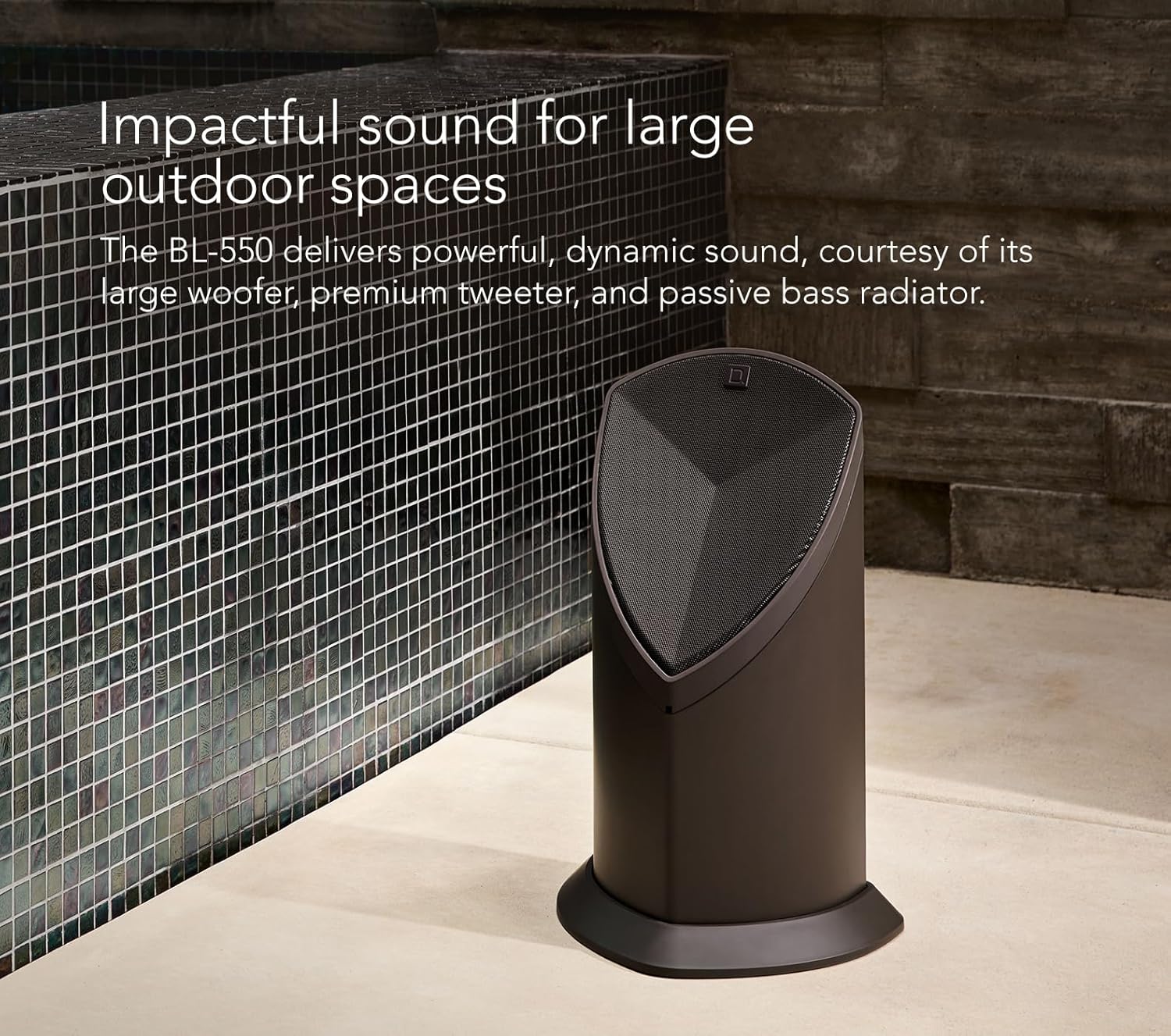 Dymension BL-550 Passive 5.25" 2-Way All-Weather Outdoor Bollard Speaker (Each)