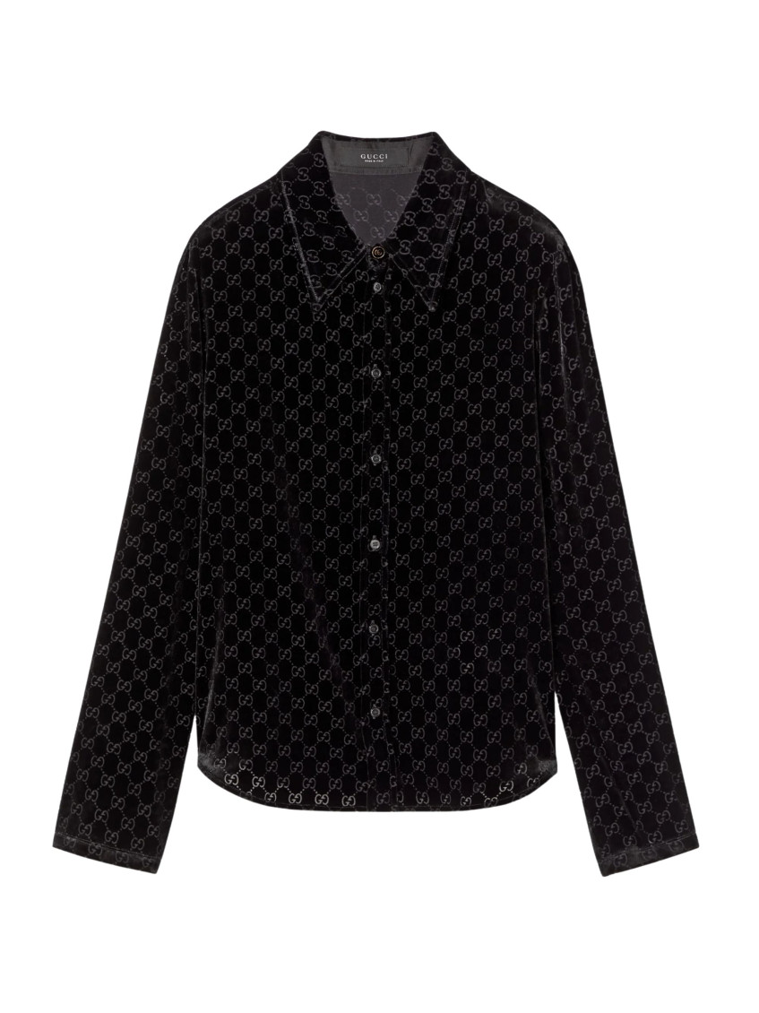Gg Velvet Shirt