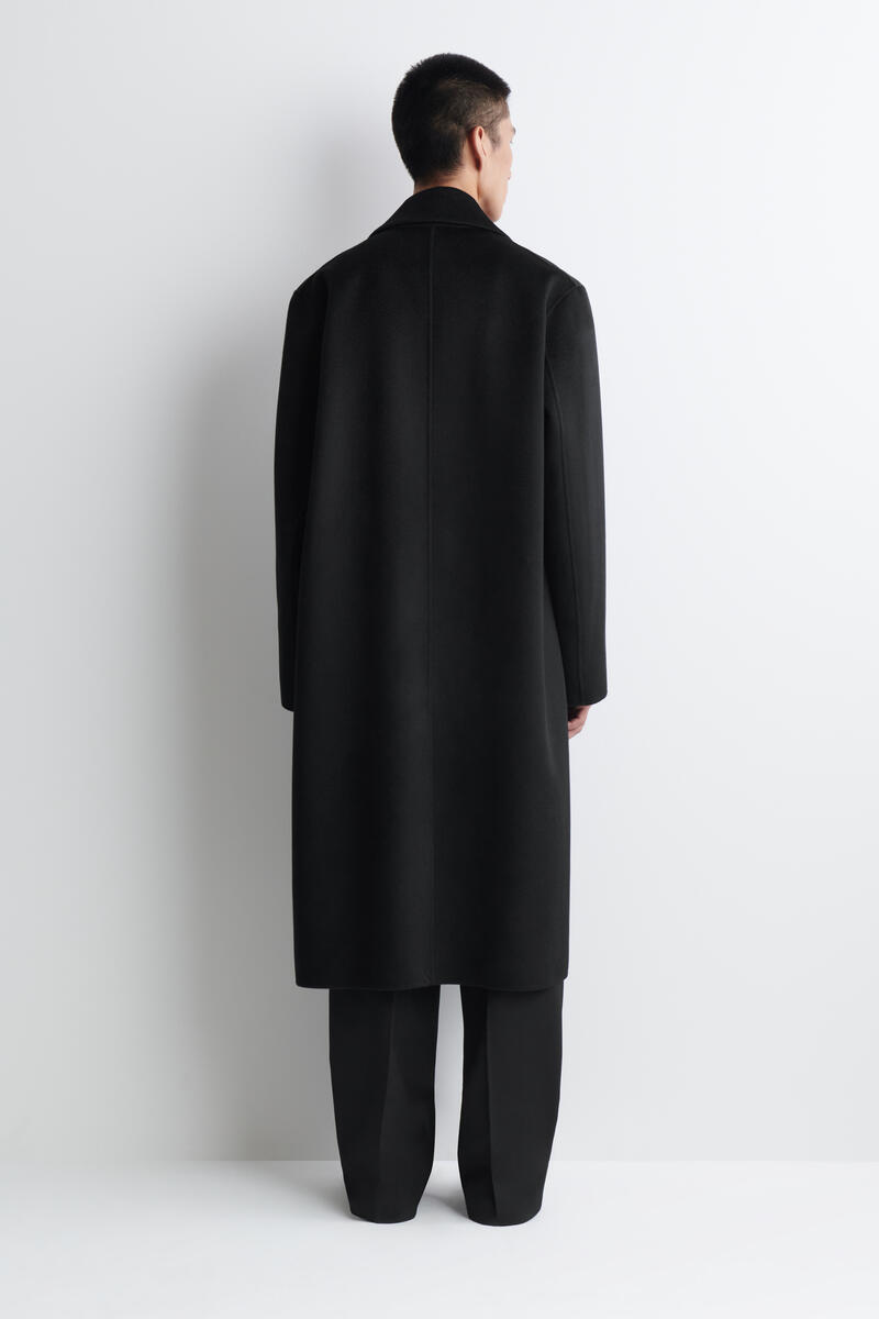 Tailored Double-Faced Cashmere Coat