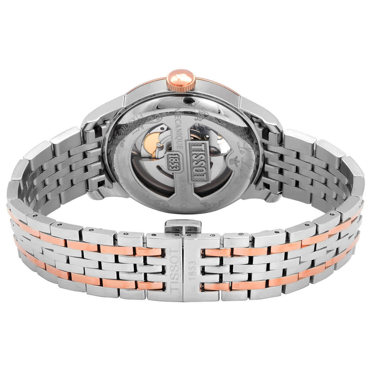 Le Locle Automatic Open Heart Silver Dial Mens Watch T006.407.22.033.02