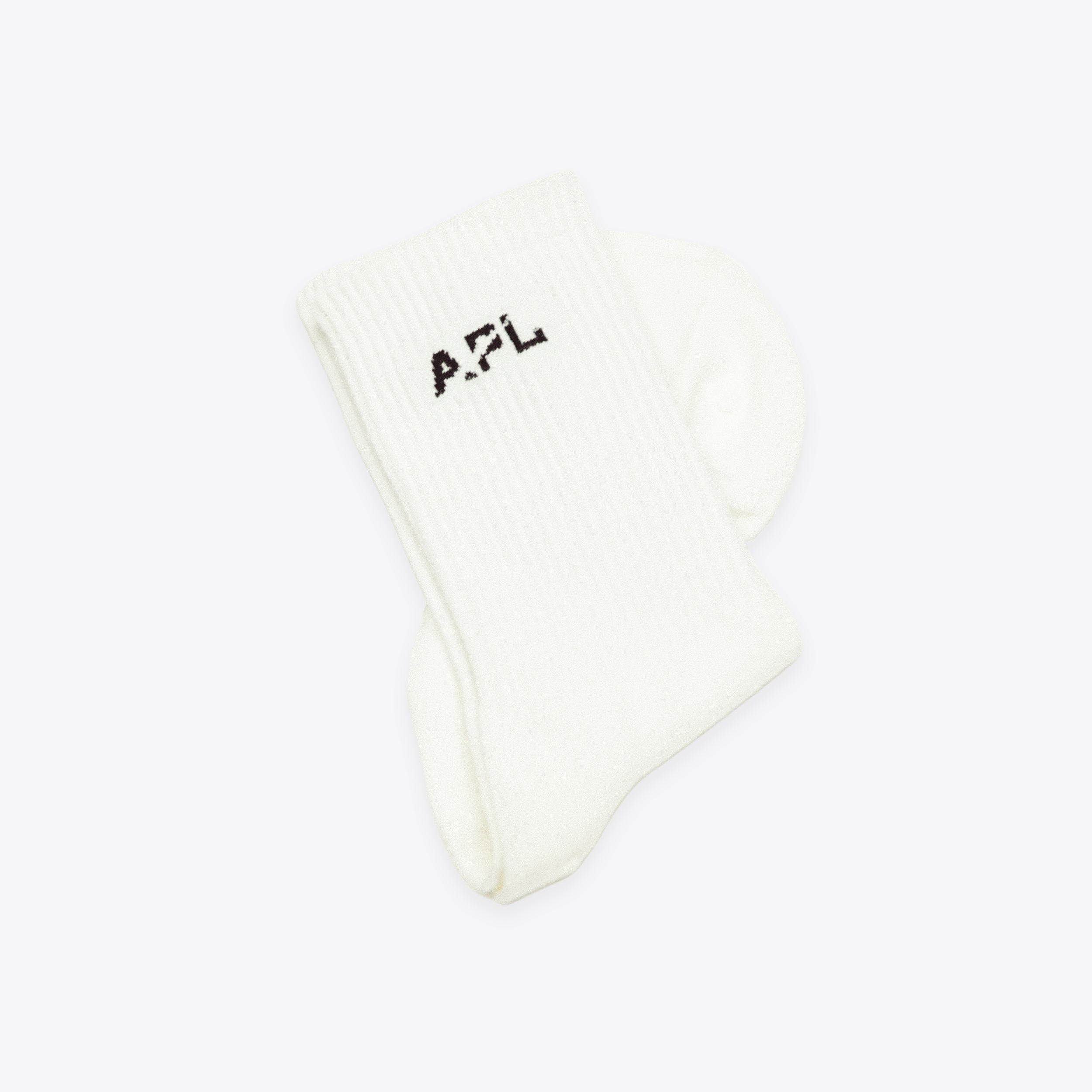 Lux Logo Socks Ivory / Black